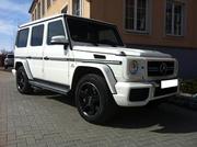 Самый крутой кортеж в городе Астана из черных и белых Mercedes-Benz G-