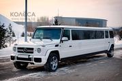 Лимузин Mercedes-Benz Gelandewagen G63 AMG для свадьбы. Астана.